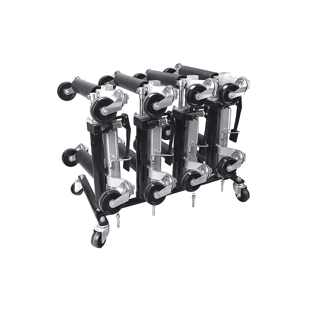 Car Dolly Rack for Storing 4 Hydraulic Dollies