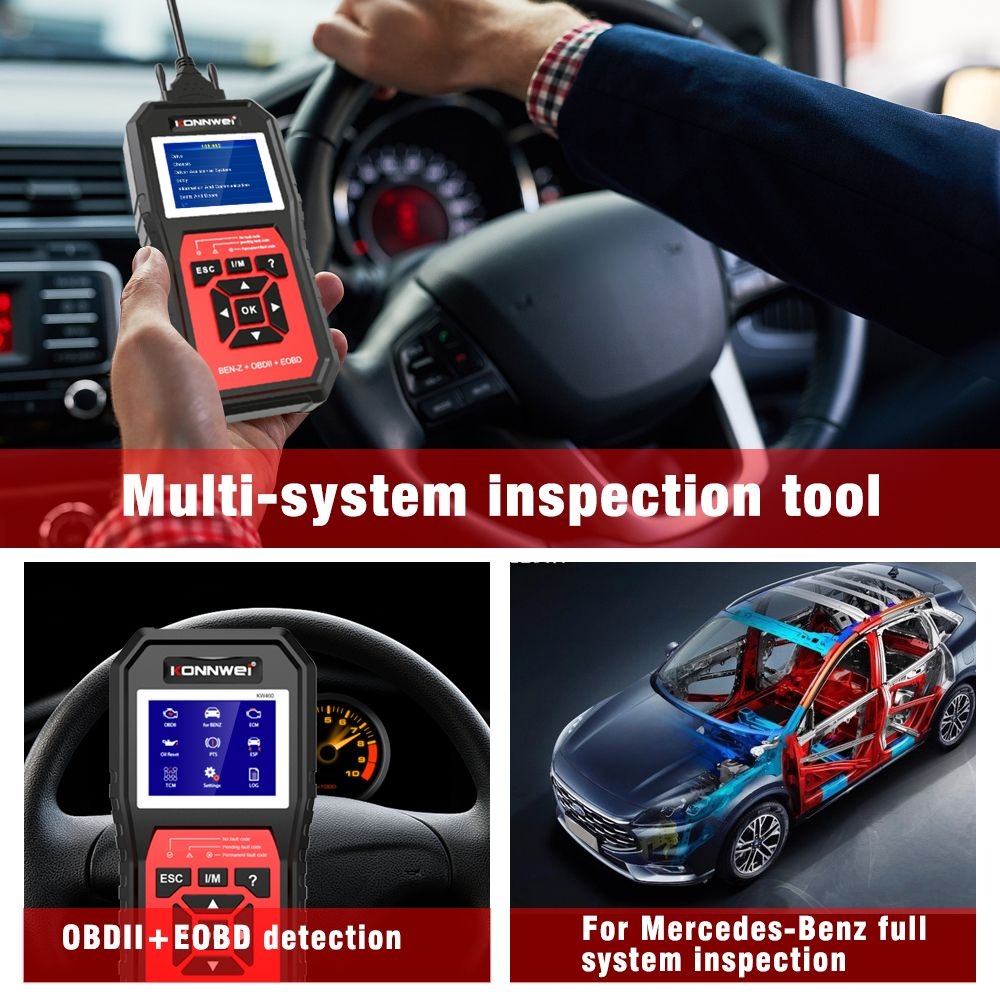 Mercedes Benz Full System OBD2 Scanner Diagnostic Tool