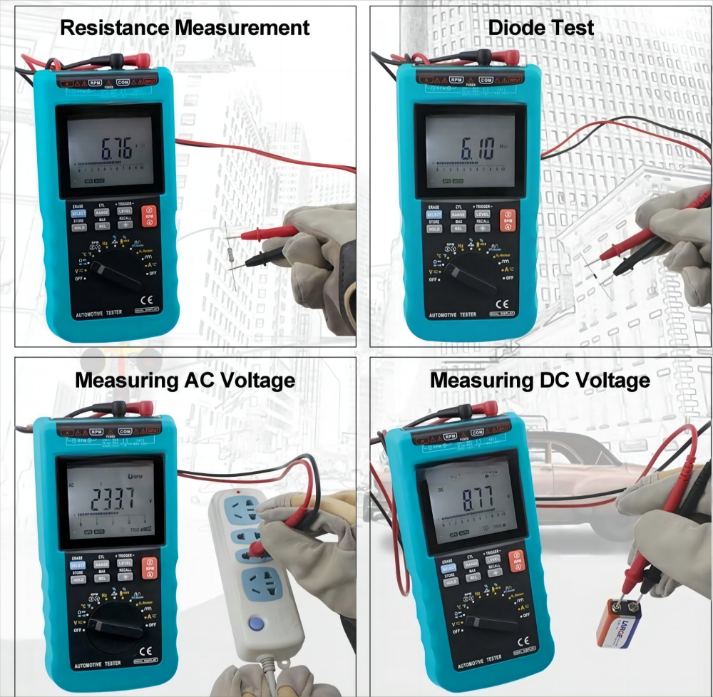 Universal Digital Automotive Multimeter