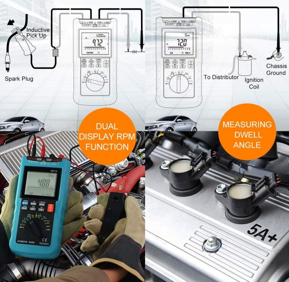 Universal Digital Automotive Multimeter