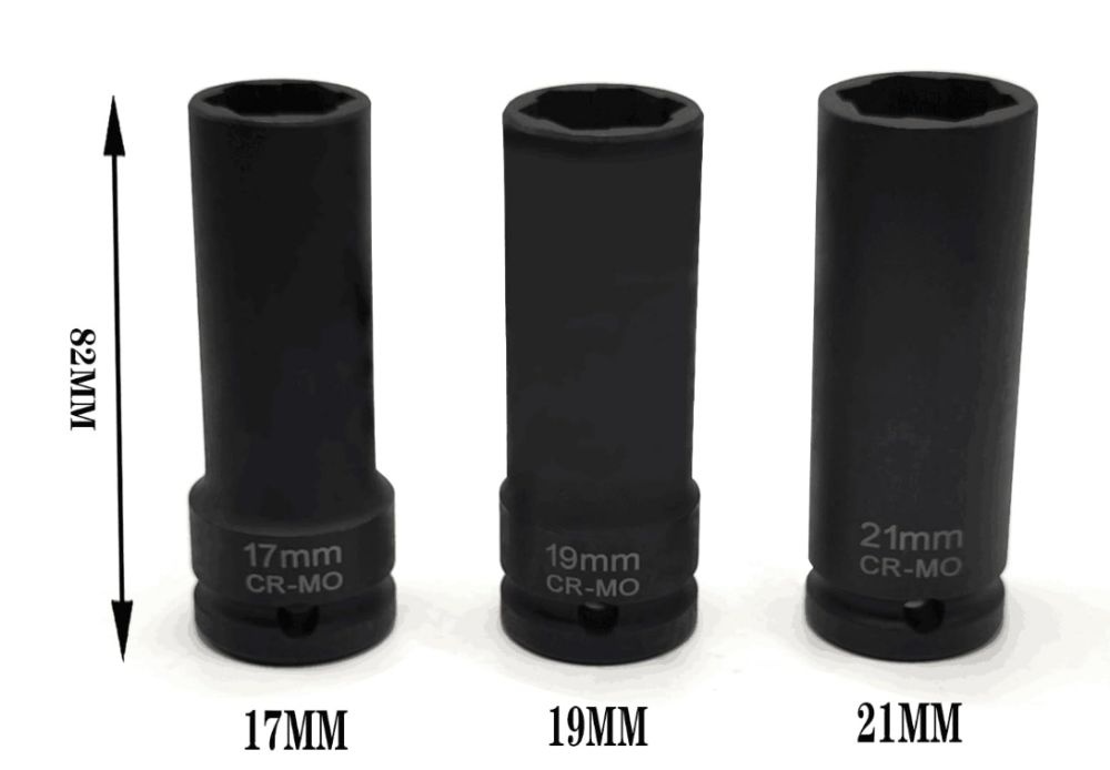 3PCS 1/2″Dr Damaged Wheel Nut Remover