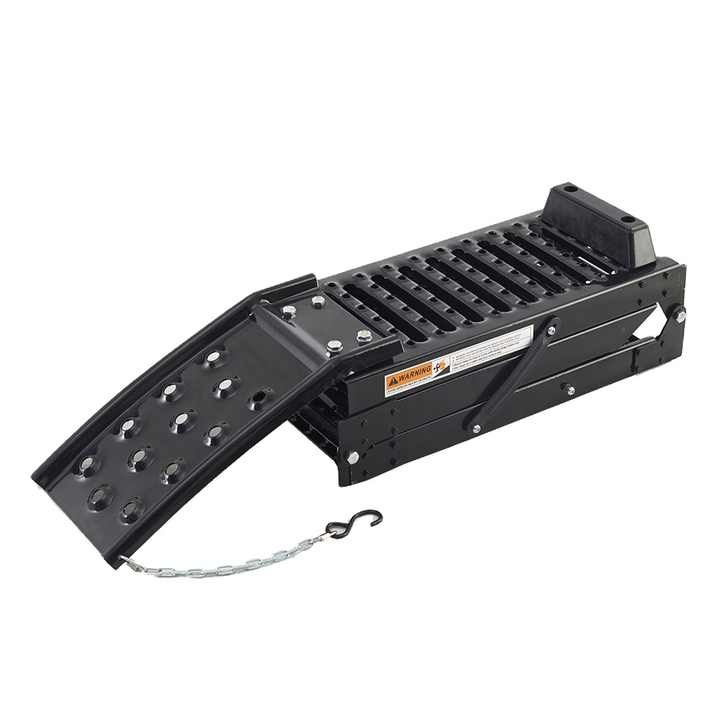 Tri-folding vehicle mobile ATV truck trailer steel car ramp