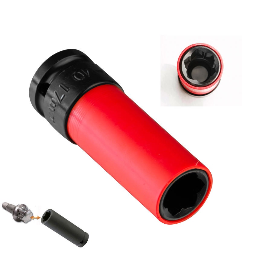 1/2″ Dr. 17mm Wheel Nut Socket Mercedes Benz