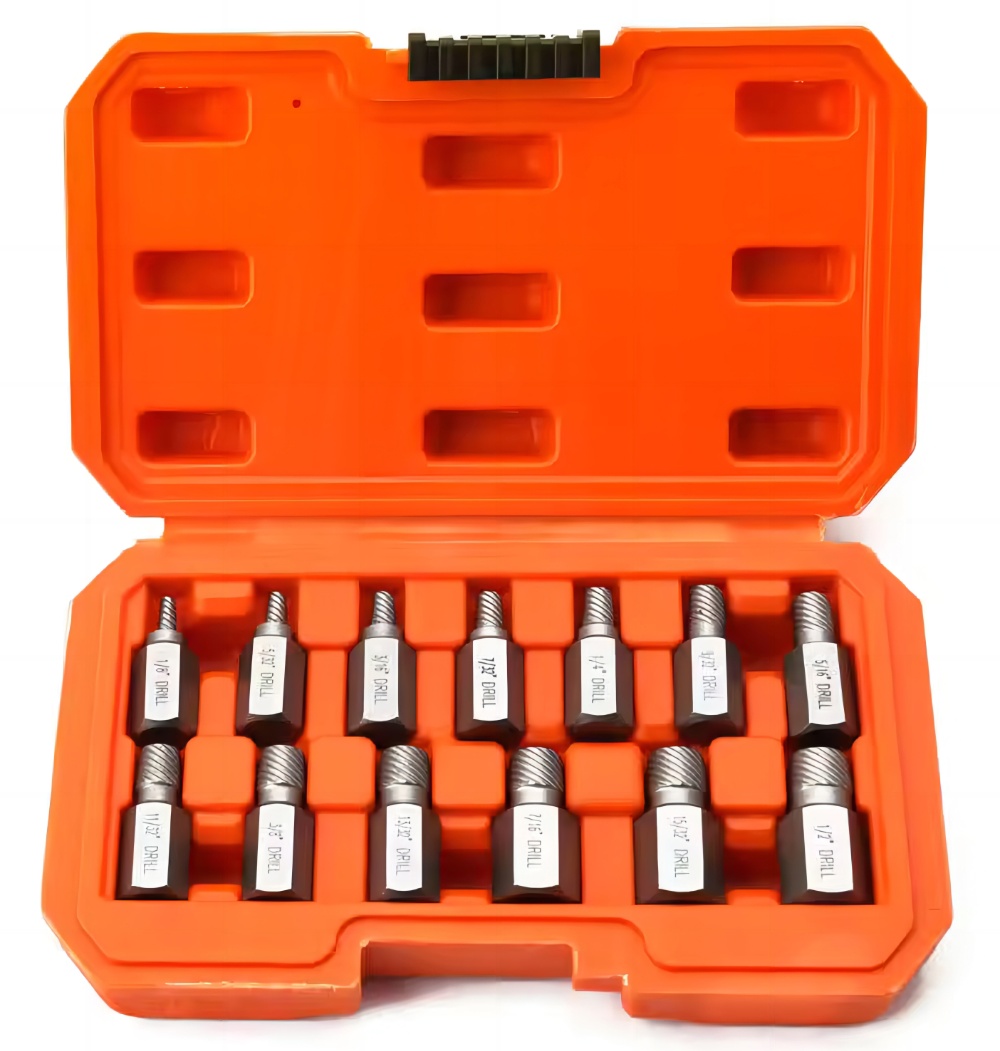 Hex-head Multispline Screw Extractor Kit–10PC/13PC/25PC
