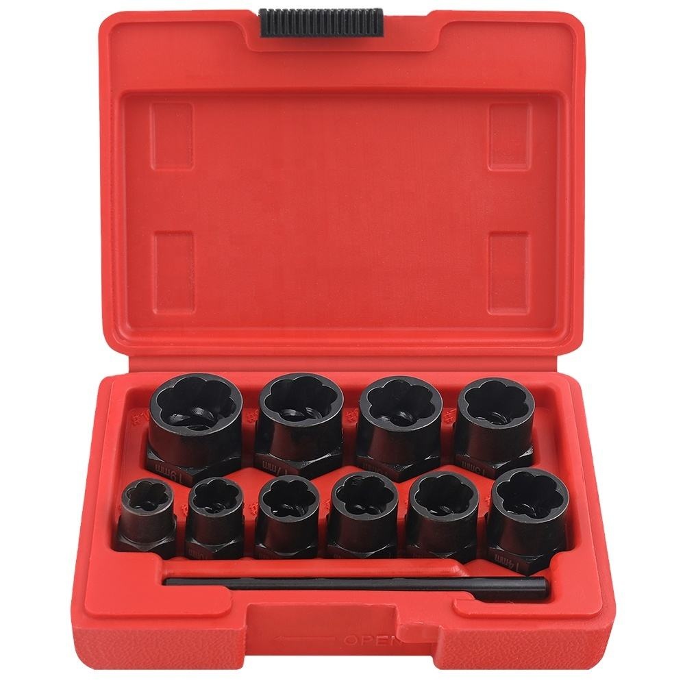 Damaged Bolt & Nut Extractor Set–6PC/9PC/11PC