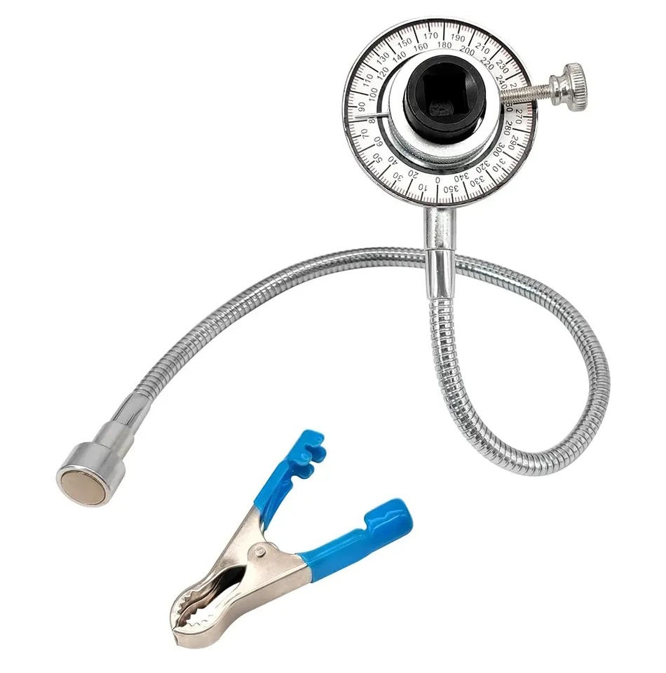 1/2″ Sq Drive Angular Torque Gauge with Flexible Clip Arm