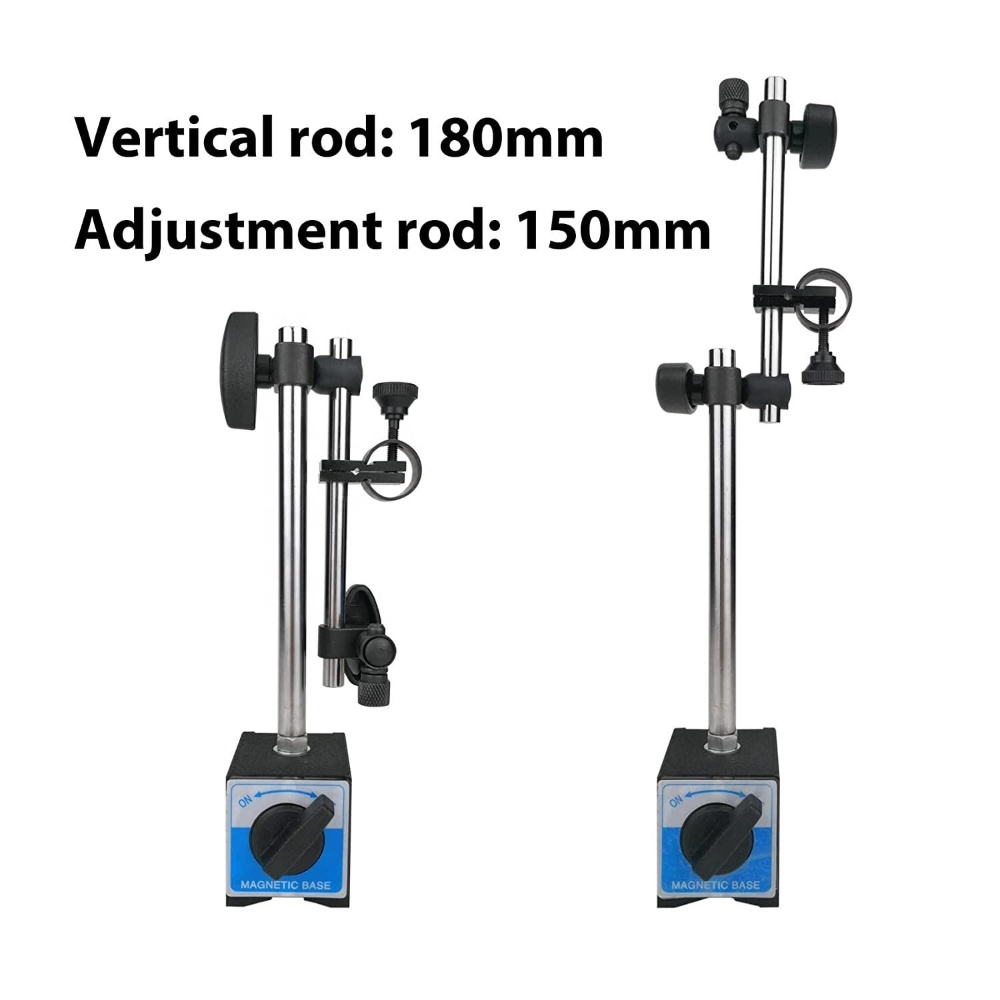 1″ Dial Indicator and Magnetic Base Stand Tool Mic Indicator Gauge Set