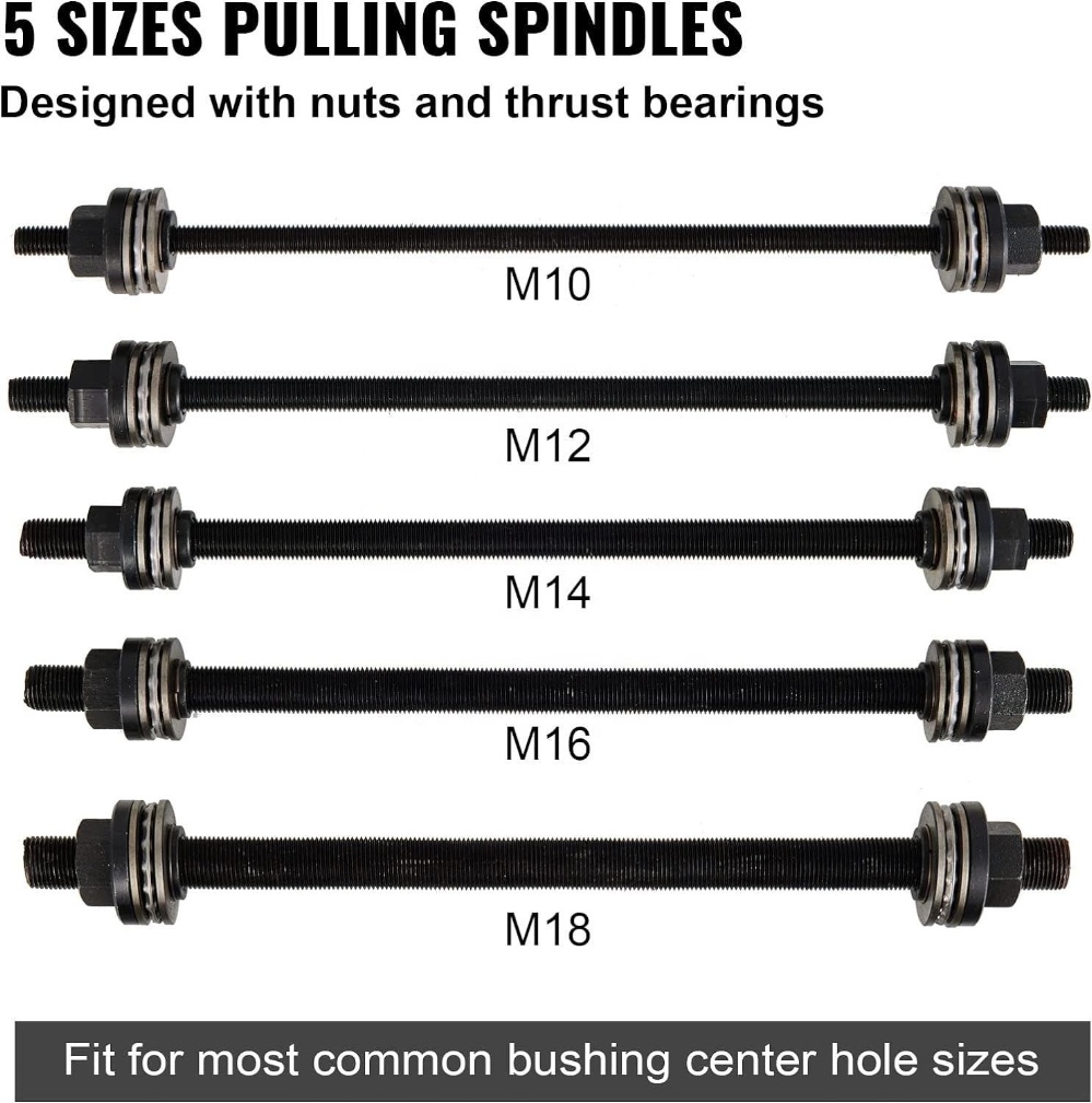 27 PCS Automotive Universal Press and Pull Sleeve Remove Install Tool Bushes Bearings Kit