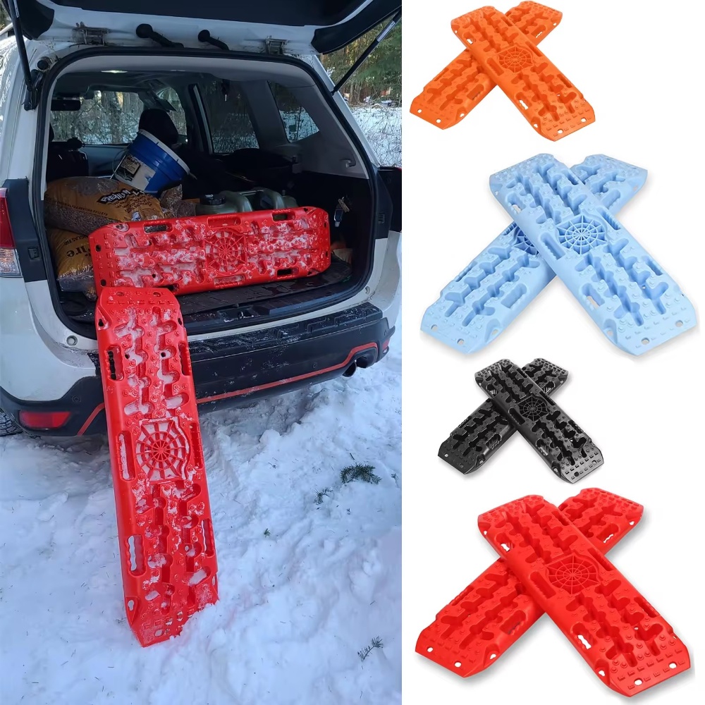 4×4 Off-Road Recovery Traction Boards with Jack Lift Base for Sand Mud and Snow