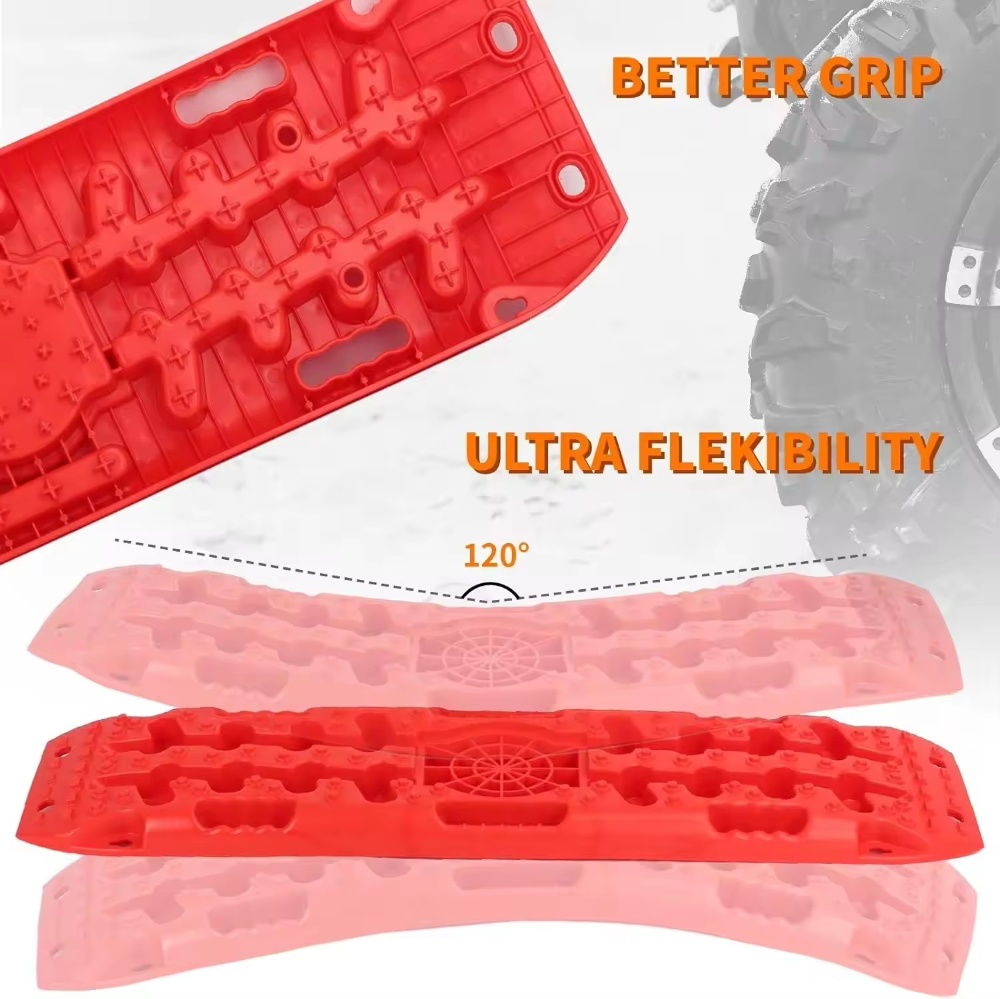 4×4 Off-Road Recovery Traction Boards with Jack Lift Base for Sand Mud and Snow