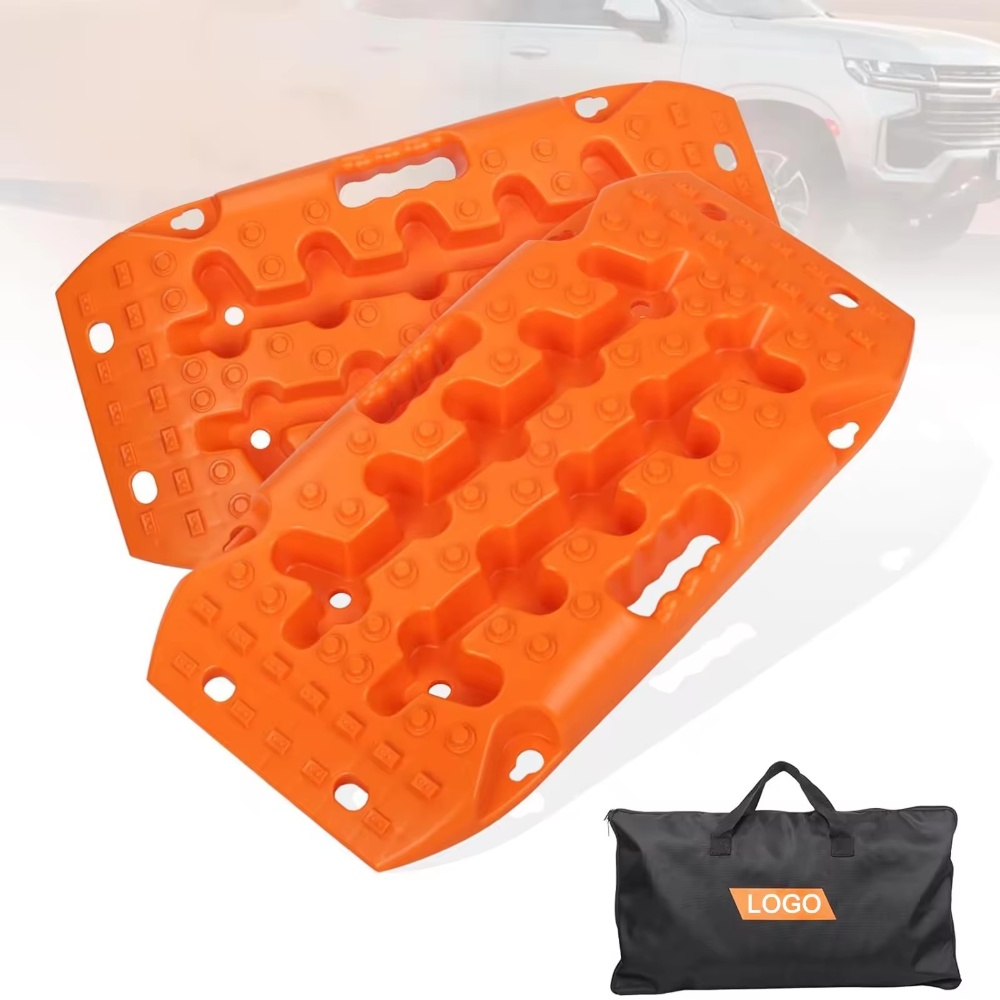 Mini Recovery Track Mats, 4×4 Off Road Recovery Traction Board for Sand Mud Snow