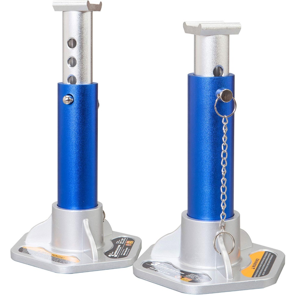 3 Ton Aluminum Jack Stands with Safe Pin
