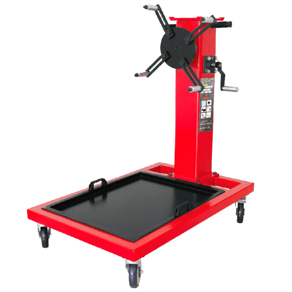 Gear-driven Rotating Engine Stand