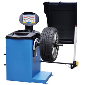 LED Wheel Balancer with Foot Brake for 1” to 28” Tyres
