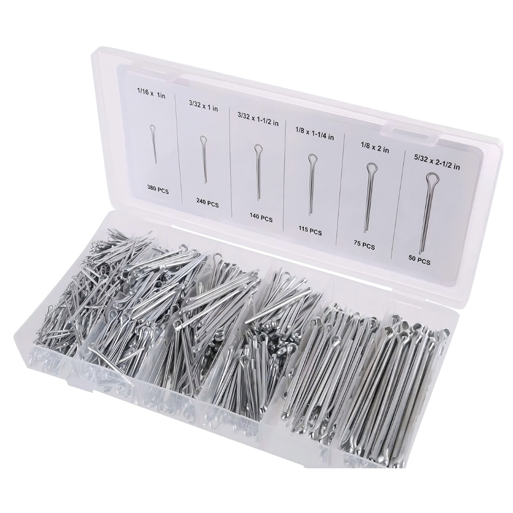 144PC/555PC/1000PC Cotter Pin Assortment