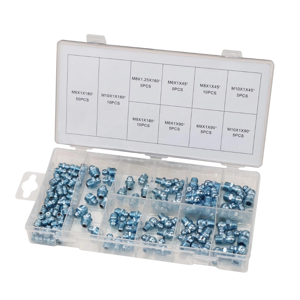 110PC Metric/SAE Grease Nipple Assortment