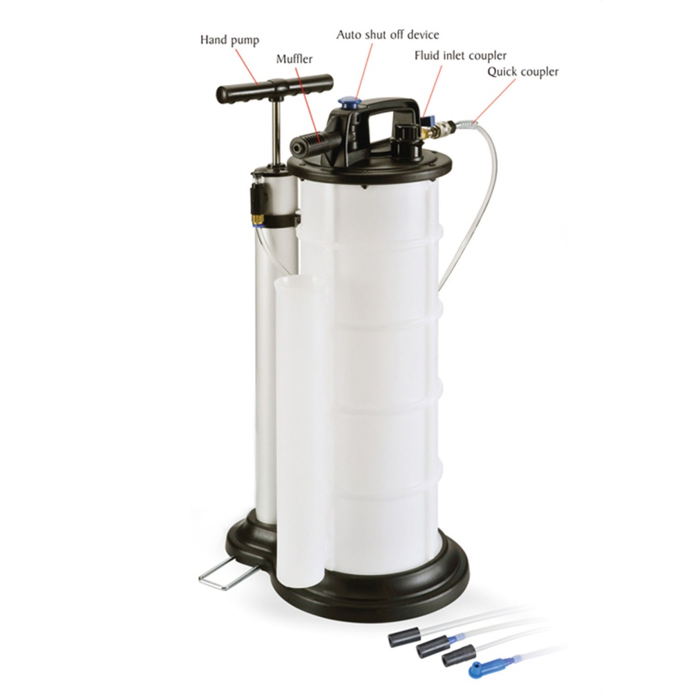 Manual/Pneumatic Fluid Extractor 9 Liter