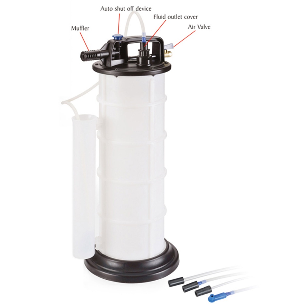 Manual/Pneumatic Fluid Extractor 9 Liter