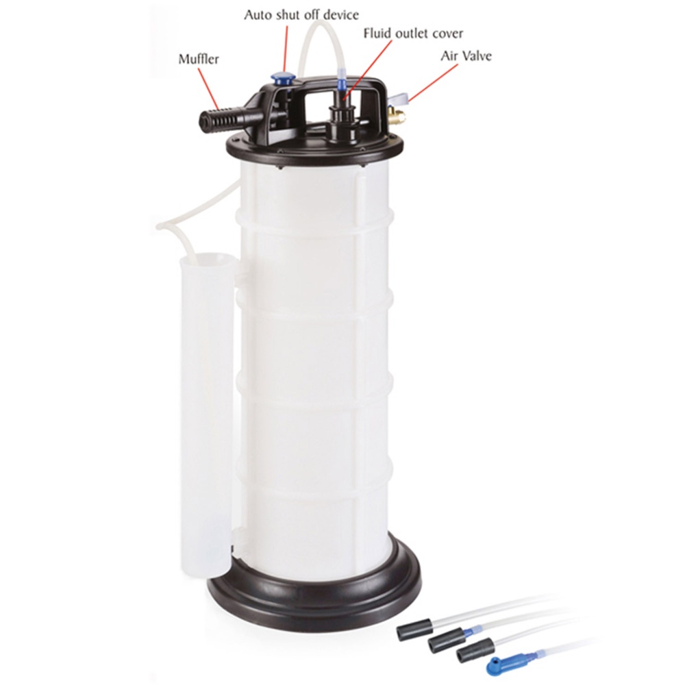 Manual/Pneumatic Fluid Extractor 9 Liter