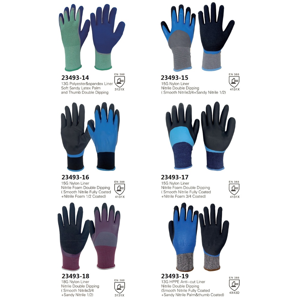 Latex/Nitrile Super Grip Gloves
