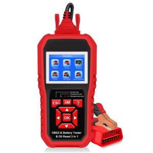 3 in 1 Battery Tester & Oil Service Light Reset & OBD2 Scanner Diagnostic Tool