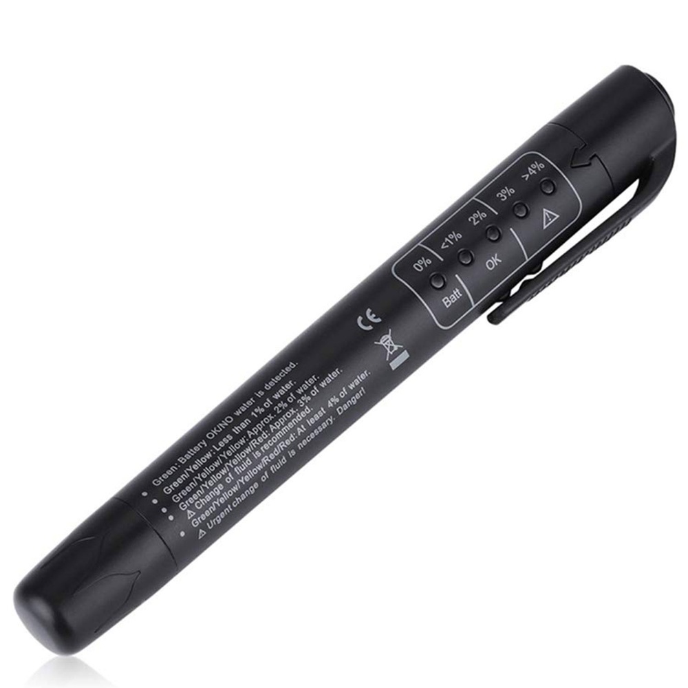 Automotive Brake Fluid Tester with 5 LED Indicators