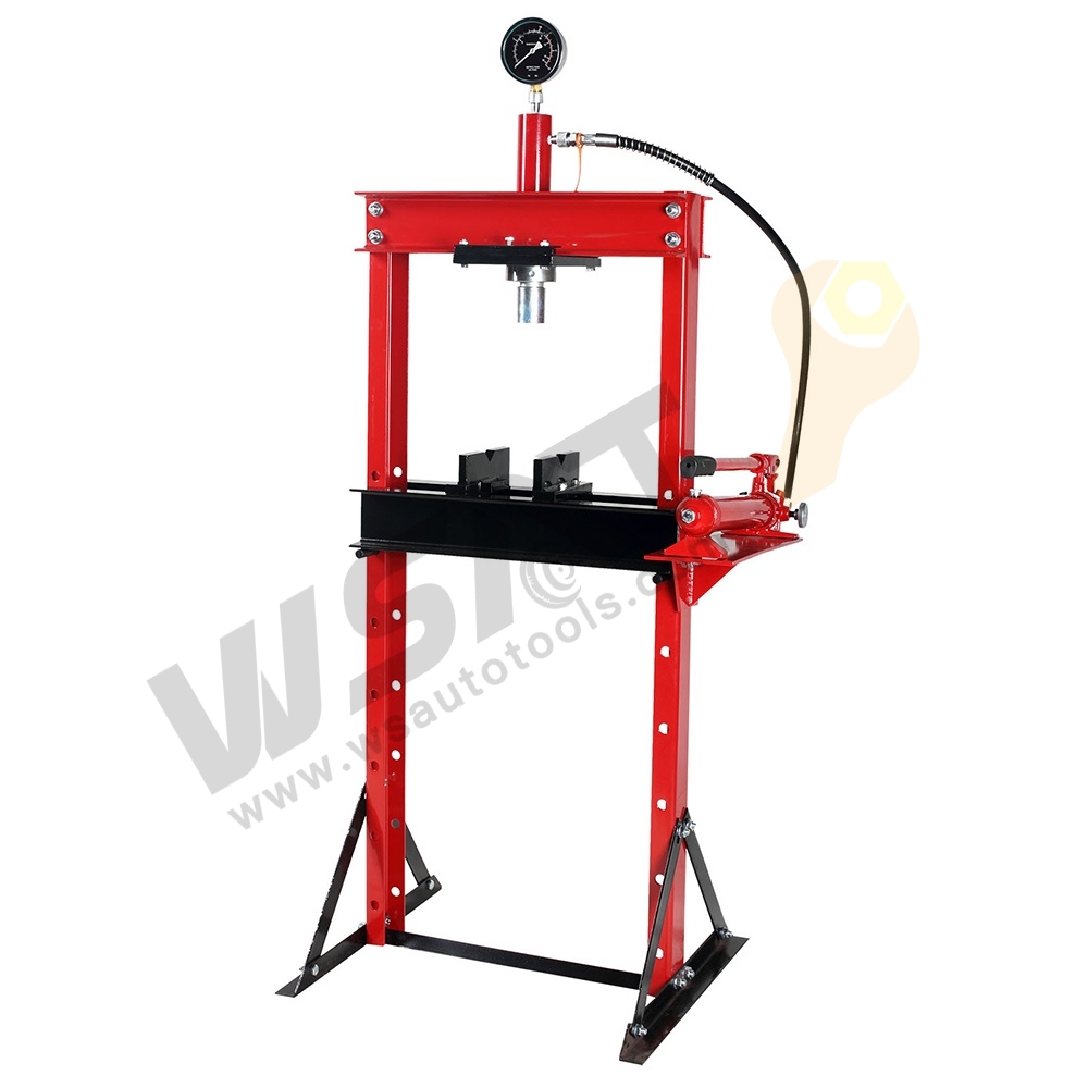 Hydraulic Shop Press with Manual Pump and Gauge Hydraulic Shop Press with Manual Pump and Gauge